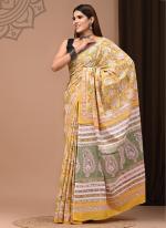 Cotton Mul Mul Multi Colour Casual Wear Printed Saree